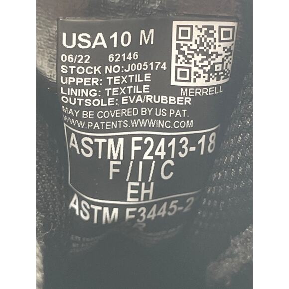 Merrell MOAB FLIGHT CF Women's NEW Safety-Toe Work Shoe Black US Size 10 - Picture 10 of 11